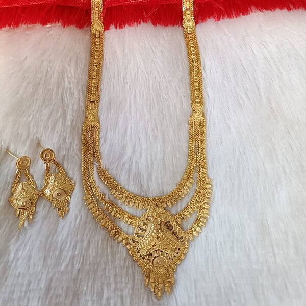Royal Veda Antique Layered Long Necklace Set