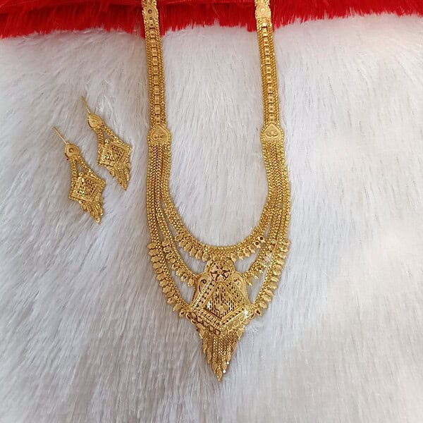Royal Ziya Antique Layered Long Necklace Set