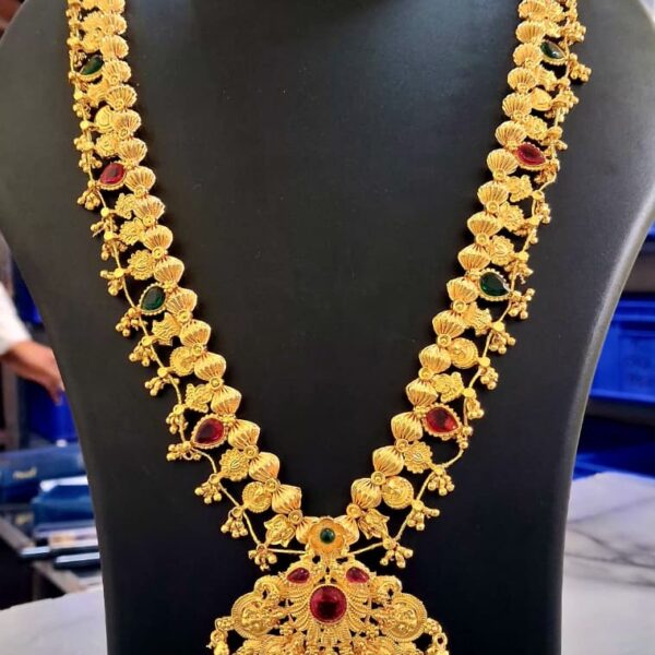Royal Rajeshwari Antique Temple Long Necklace