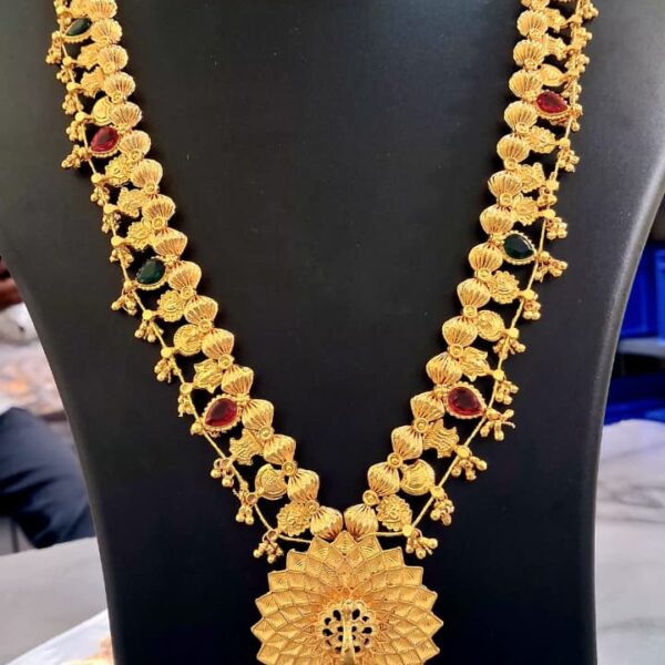 Royal Surya Antique Temple Long Necklace